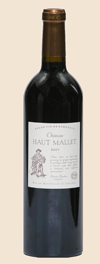 2004 <br>Bordeaux Supérieur <br>Château <br>Haut Mallet <br><br><font color=red>Top Rate!